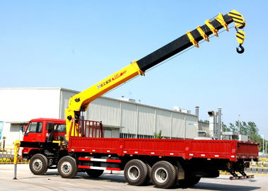 Ekonomis Barang Berat Lift Truck Loader Crane, Truk 16 Ton Dengan Crane