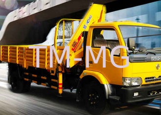 Mobile Knuckle Boom Truck Mounted Crane For lifting 4tons, moment 8.4T.M.