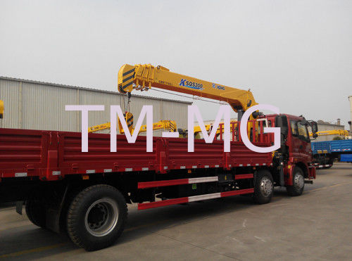 kualitas  Hydraulic Telescopic Truck With Crane 16.5 Meters Lifting Height pabrik