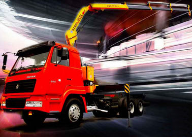 Konstruksi berkualitas tinggi Knuckle Boom Truck Mounted Crane, 5T Truck Loader Crane